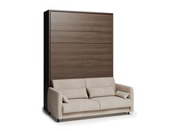 Seinäsänky Concept Lenart VII (Tumma tammi + Beige)