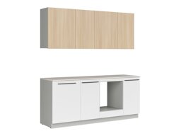 Kitchen set Boston 793 (White + Light oak)
