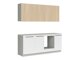 Kitchen set Boston 793 (White + Light oak)