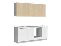Kitchen set Boston 793 (White + Light oak)