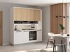 Kitchen set Boston 793 (White + Light oak)