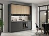 Kitchen set Boston 793 (Anthracite + Light oak)