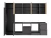 Kitchen set Boston 798 (Anthracite + Light oak)