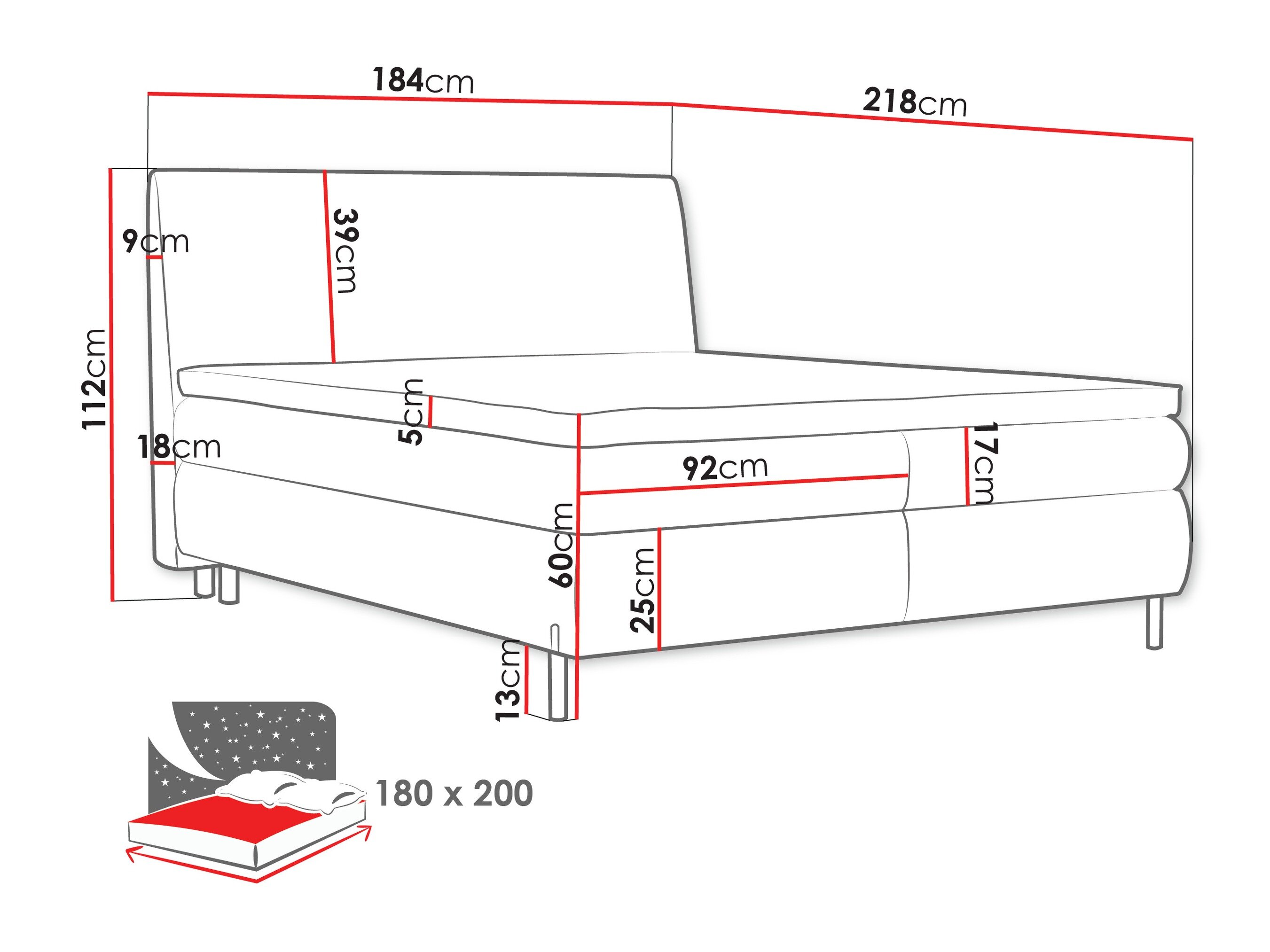 Jenkkisänky Portage 113 (Adventure 80)