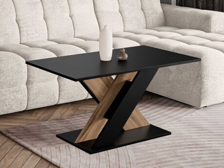 Coffee table Goodyear 140 (Black + Wotan Oak)