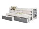 Bed Henderson 127 (White + Grey)