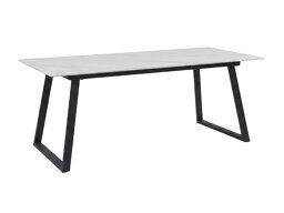 Table Dallas 5355 (White marble + Black)