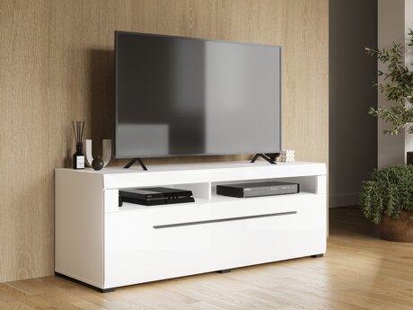 TV-taso Ophsalu 103 (Valkoinen + Kiiltävä valkoinen)