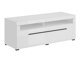 TV stand Ophsalu 103 (White + Glossy white)