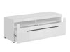 TV stand Ophsalu 103 (White + Glossy white)