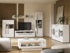 Chest of drawers Ophsalu 106 (White + Glossy white)