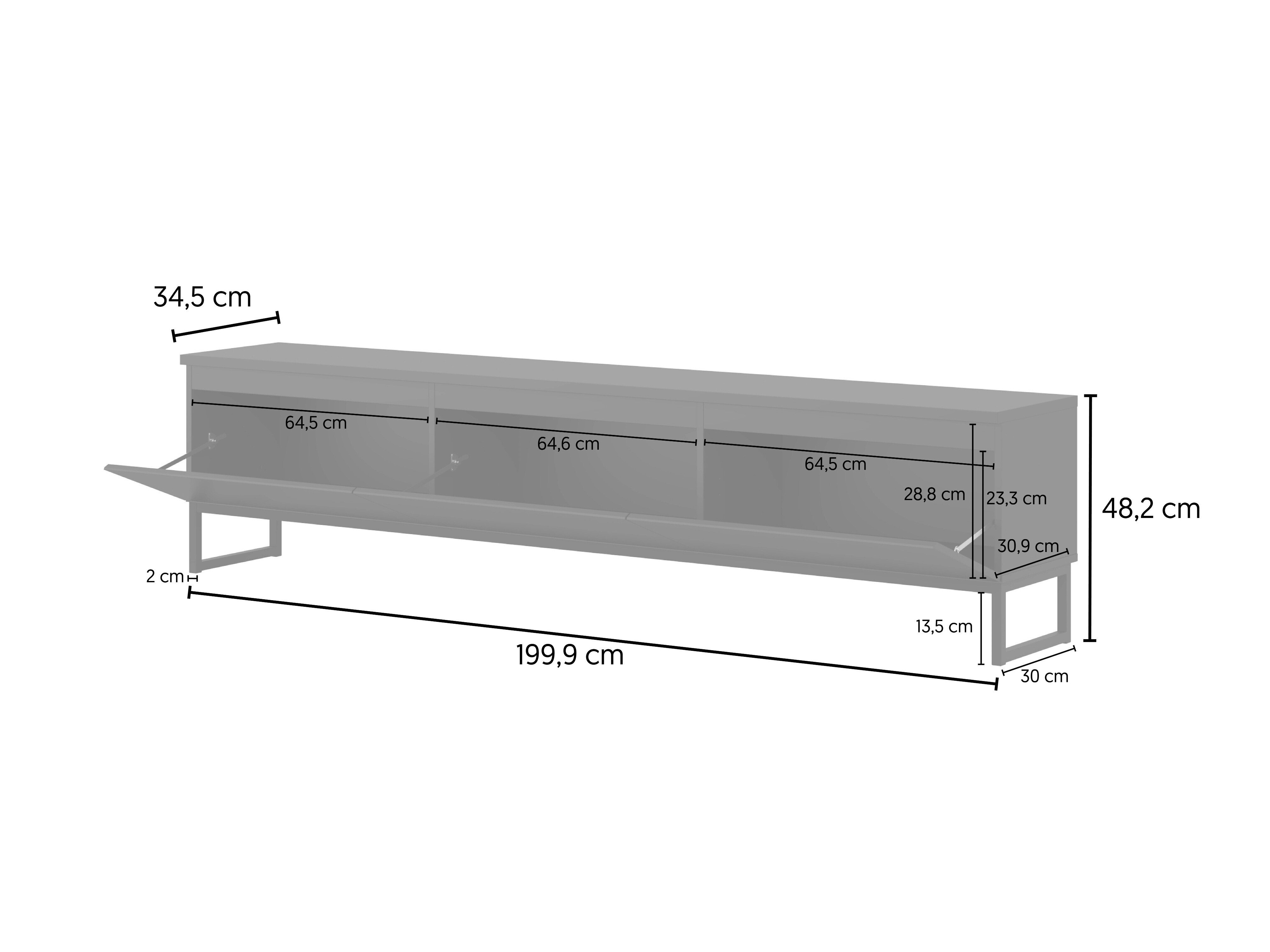 TV-taso Velsora 101 (Musta)