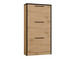 Scarpiera Mandeville 224 (Rovere Artisan + Nero)