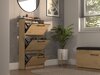 Scarpiera Mandeville 224 (Rovere Artisan + Nero)