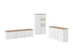 Olohuonesetti Baletu 114 (Valkoinen + Tammi)