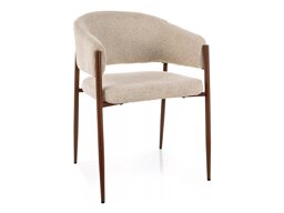 Tuoli Detroit 1053 (Vaalea beige + Pähkinä)