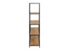 Bookcase Norsica Sevferi 153 (Black + Wild oak)