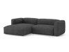 Kulmasohva Sorcoro 136 (Monet Anthracite)