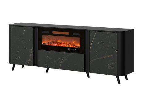 Sideboard Modus I (Black + Black marble)
