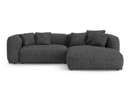 Kulmasohva Sorcoro 136 (Monet Anthracite)