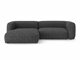 Kulmasohva Sorcoro 136 (Monet Anthracite)