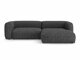 Kulmasohva Sorcoro 136 (Monet Anthracite)