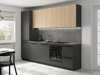 Kitchen set Boston 798 (Anthracite + Light oak)