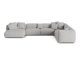 Moduulikulmasohva Sorcoro 132 (Monet Silver)