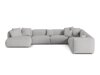 Moduulikulmasohva Sorcoro 132 (Monet Silver)