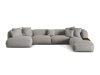 Moduulikulmasohva Sorcoro 124 (Boston Light Grey)