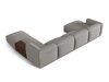 Moduulikulmasohva Sorcoro 124 (Boston Light Grey)