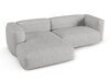 Moduulikulmasohva Sorcoro 123 (Monet Silver)