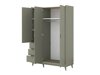 Wardrobe Fertalu 100 (Green + Oak)