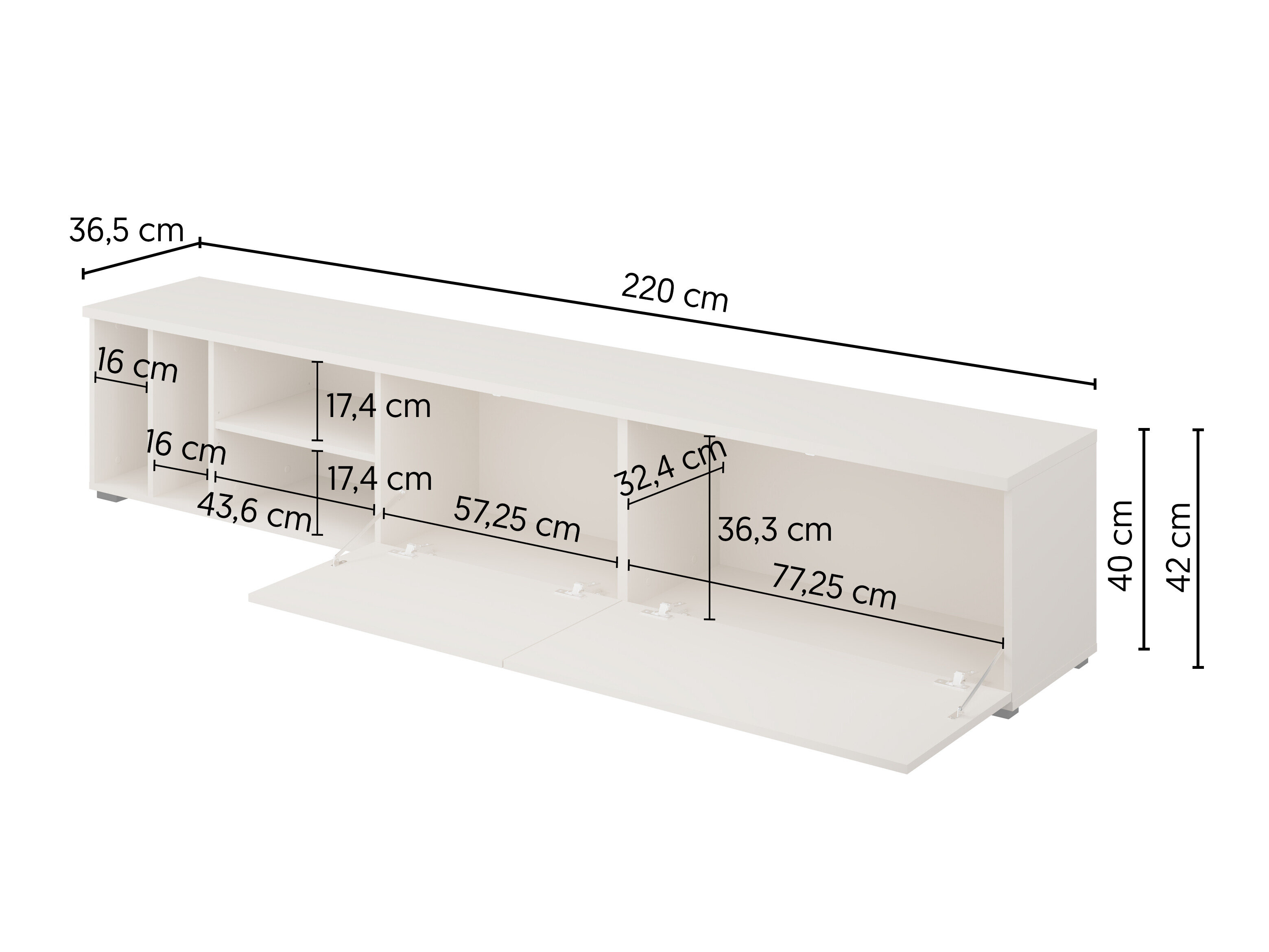 TV stand Austin 397 (Cashmere)
