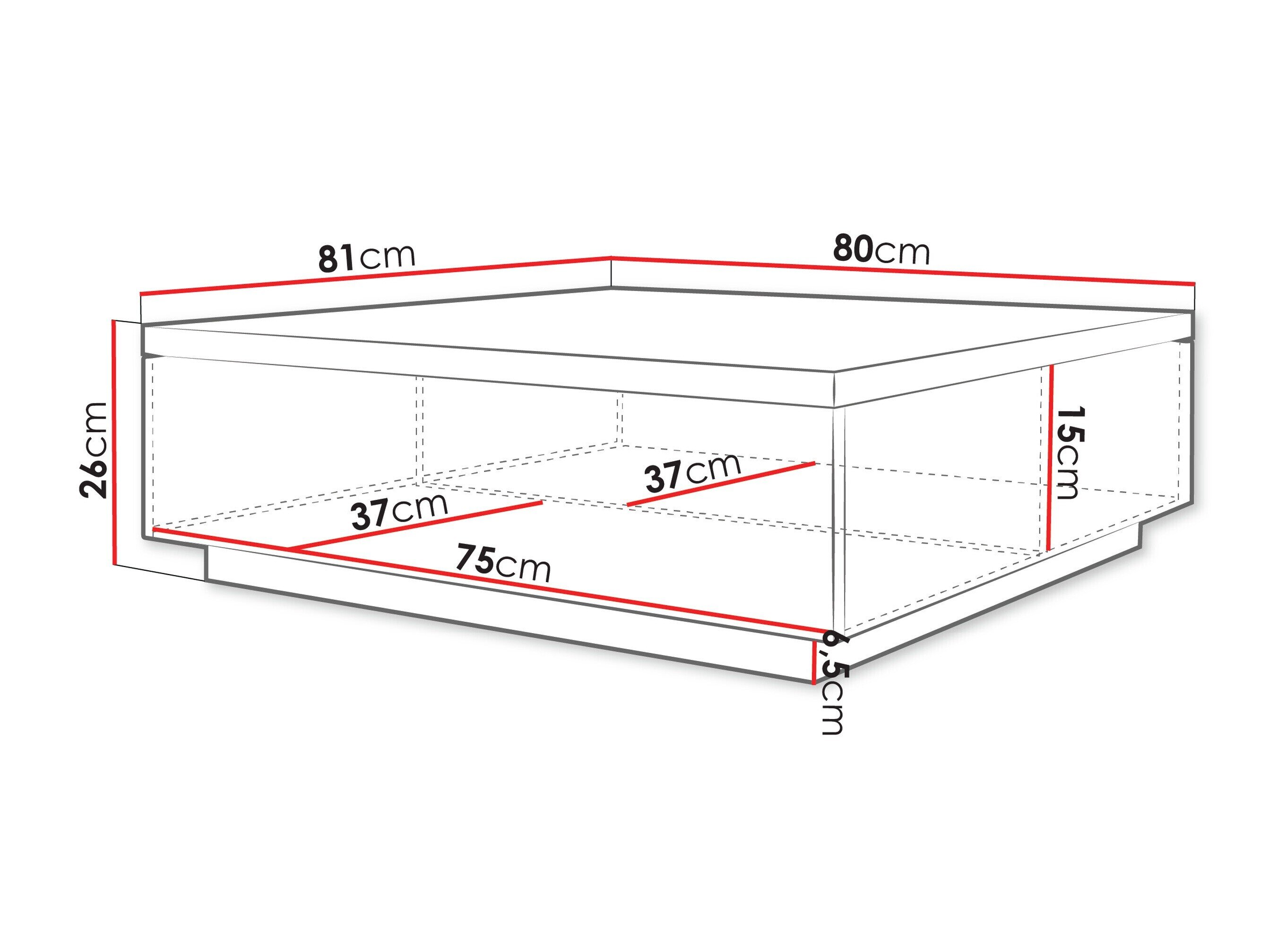 Coffee table Comfivo Ulmal (Beige)