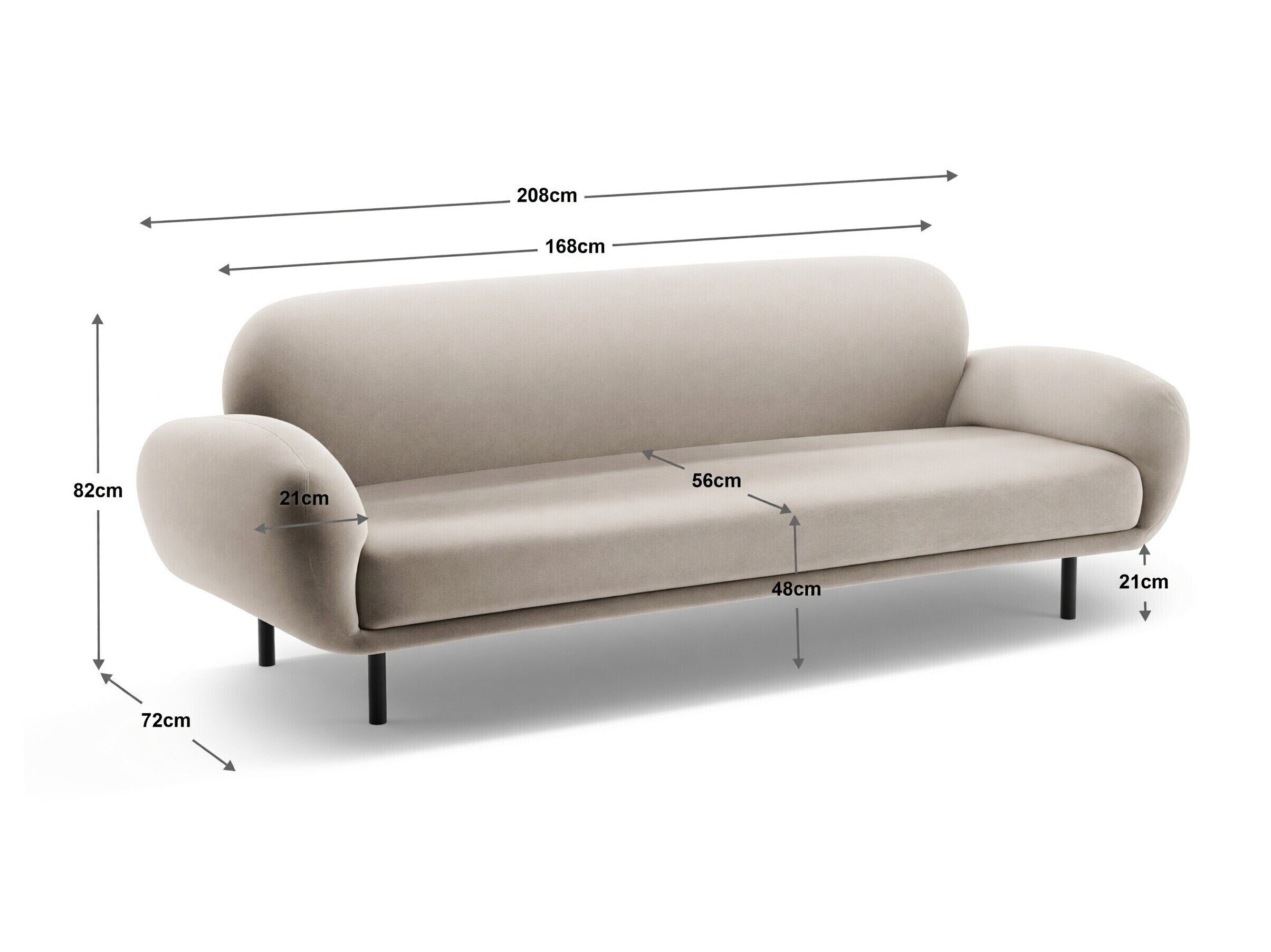 Sohva Beckley 344 (Silencio 72)
