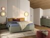 Bed Fertalu 107 (Green + Oak)