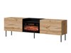 TV stand Charlotte 216 (Wotan Oak + Black)