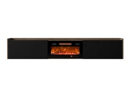 TV stand Charlotte 215 (Black + Walnut)