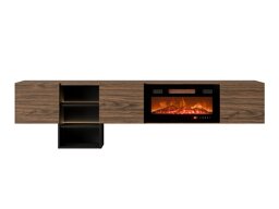 TV stand Charlotte 218 (Walnut + Black)