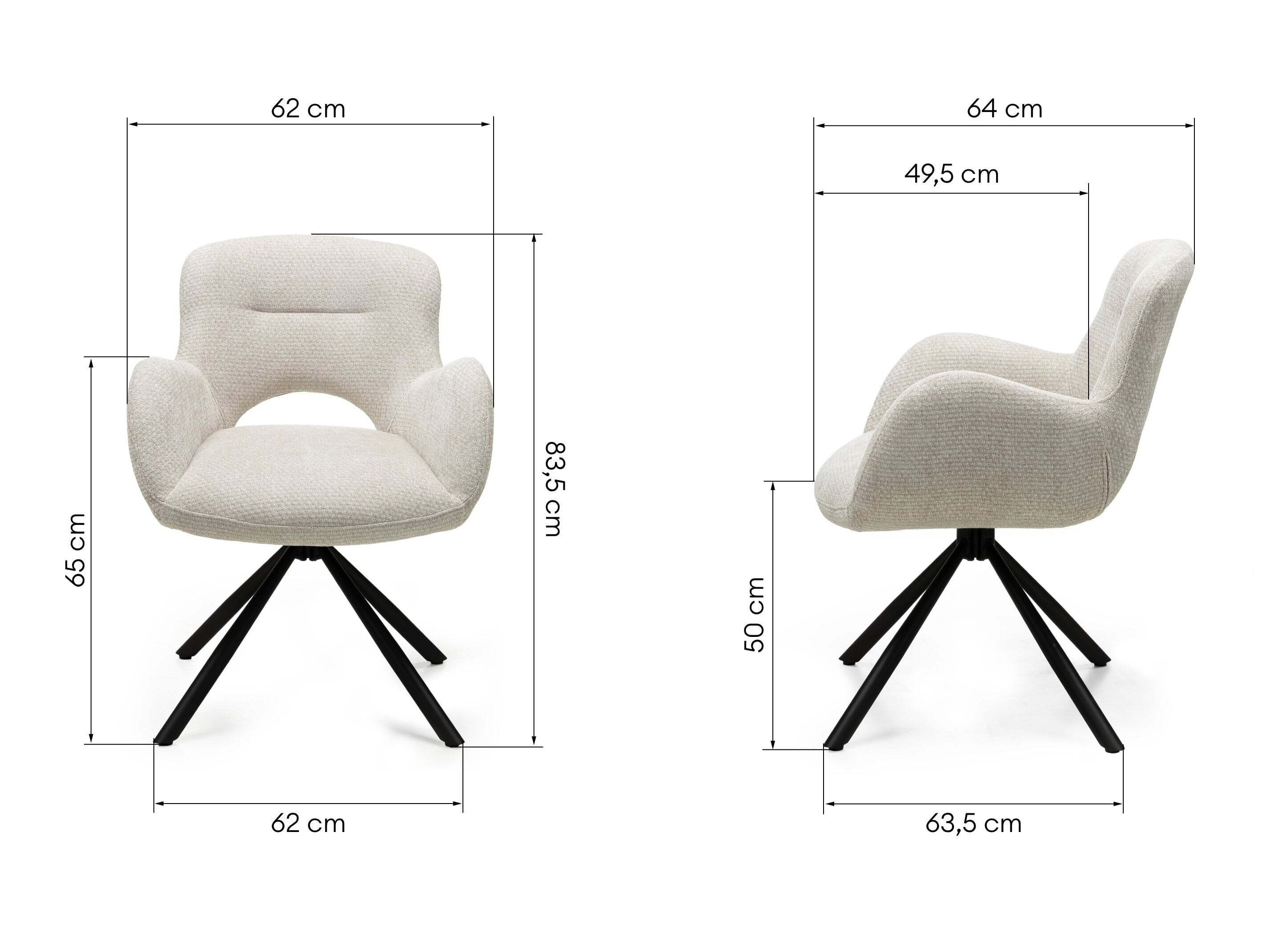 Tuoli Burleson 485 (Vaalea beige)