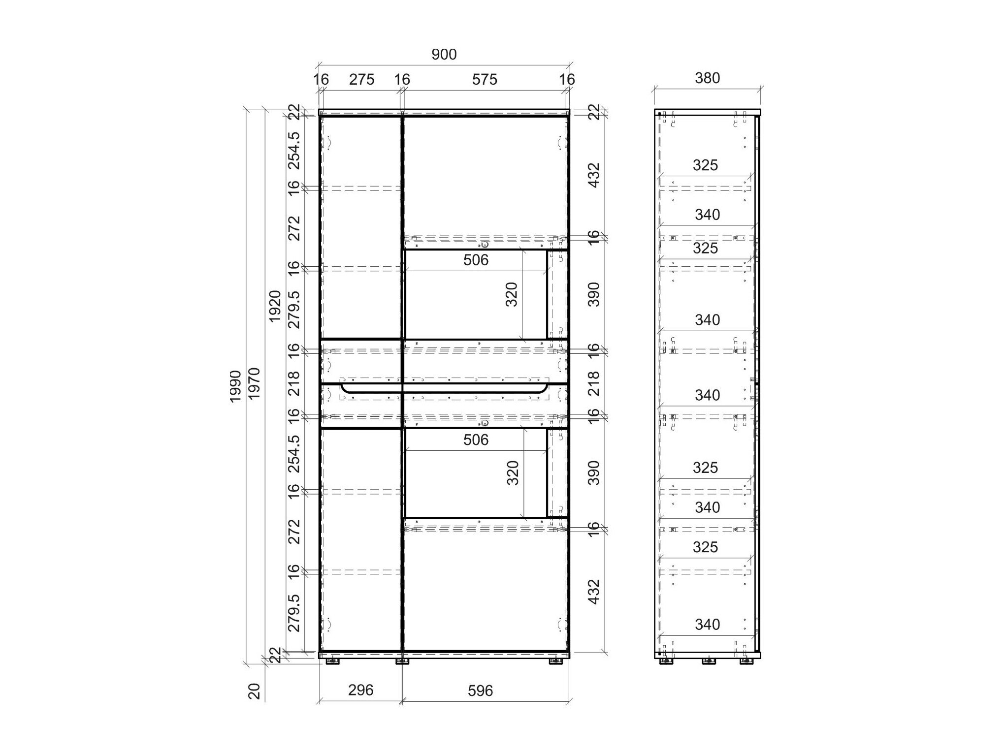 Bookcase Lirfela 106