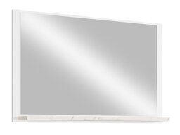 Bathroom mirror Salus (White + White marble)