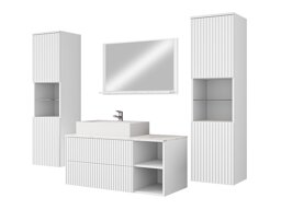 Bathroom set Nauta II (White + White marble)