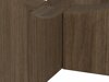 Coffee table Norsica 1112 (Dark oak + Brown marble)