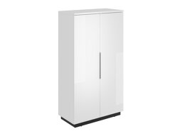 Bookcase Talevaro 104 (White + Glossy white)