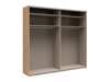 Wardrobe Livcali 108 (Cashmere + Artisan oak)