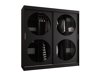 Wardrobe Hartford 531 (Black)