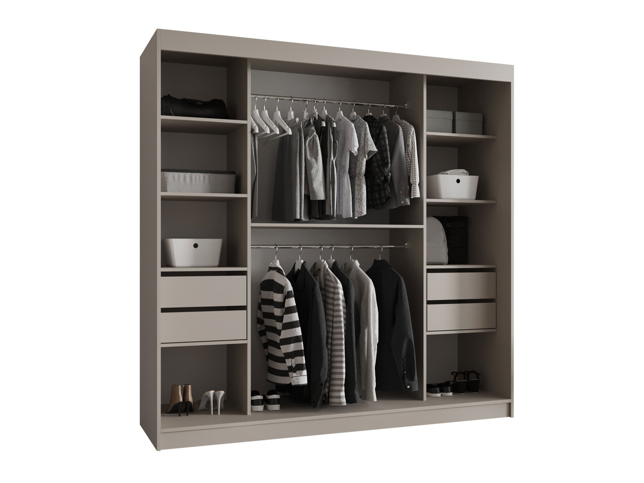 Wardrobe Hartford 531 (Black)