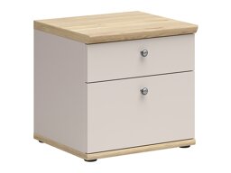 Bedside table Marlire 105 (Cashmere + Light oak)